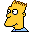 Early-drawn Bart icon